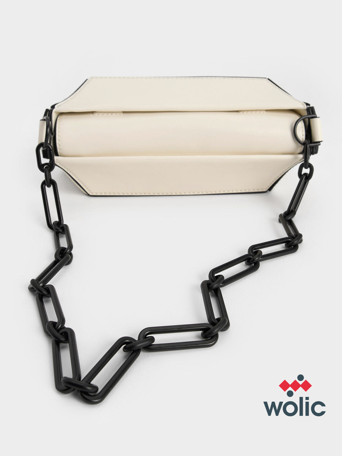 WOLIC™- Nasrin Geometric Chain-Handle Shoulder Bag - Multi